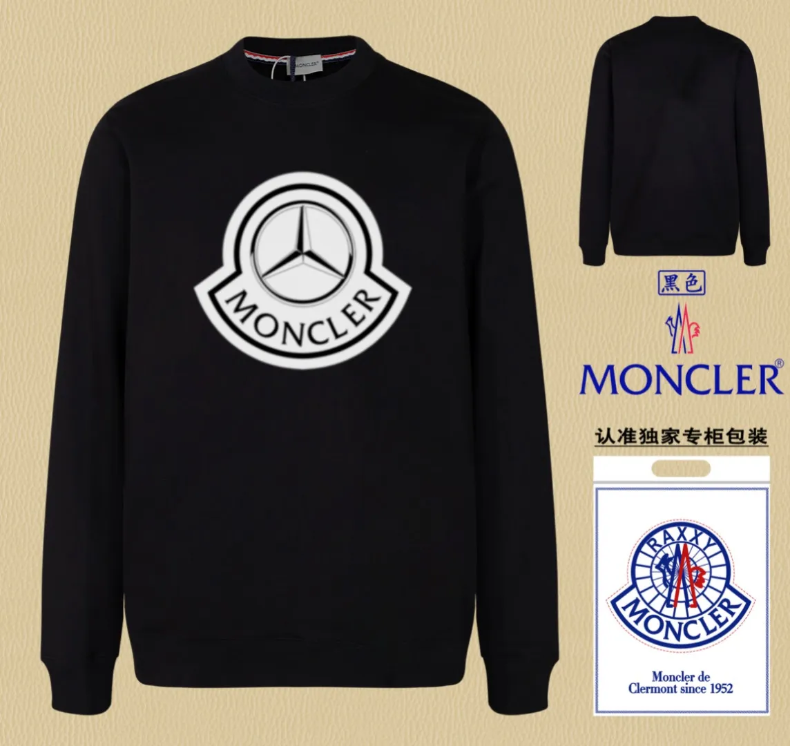 📦 📦 【 In Stock】 〖 𝐌𝐎𝐍𝐂𝐋𝐄𝐑~ 〗 440g ， 😎 ， ， Factory 2025 T ， ， Premium Breathable Same Style ：Black White Size：S M L XL 2XL